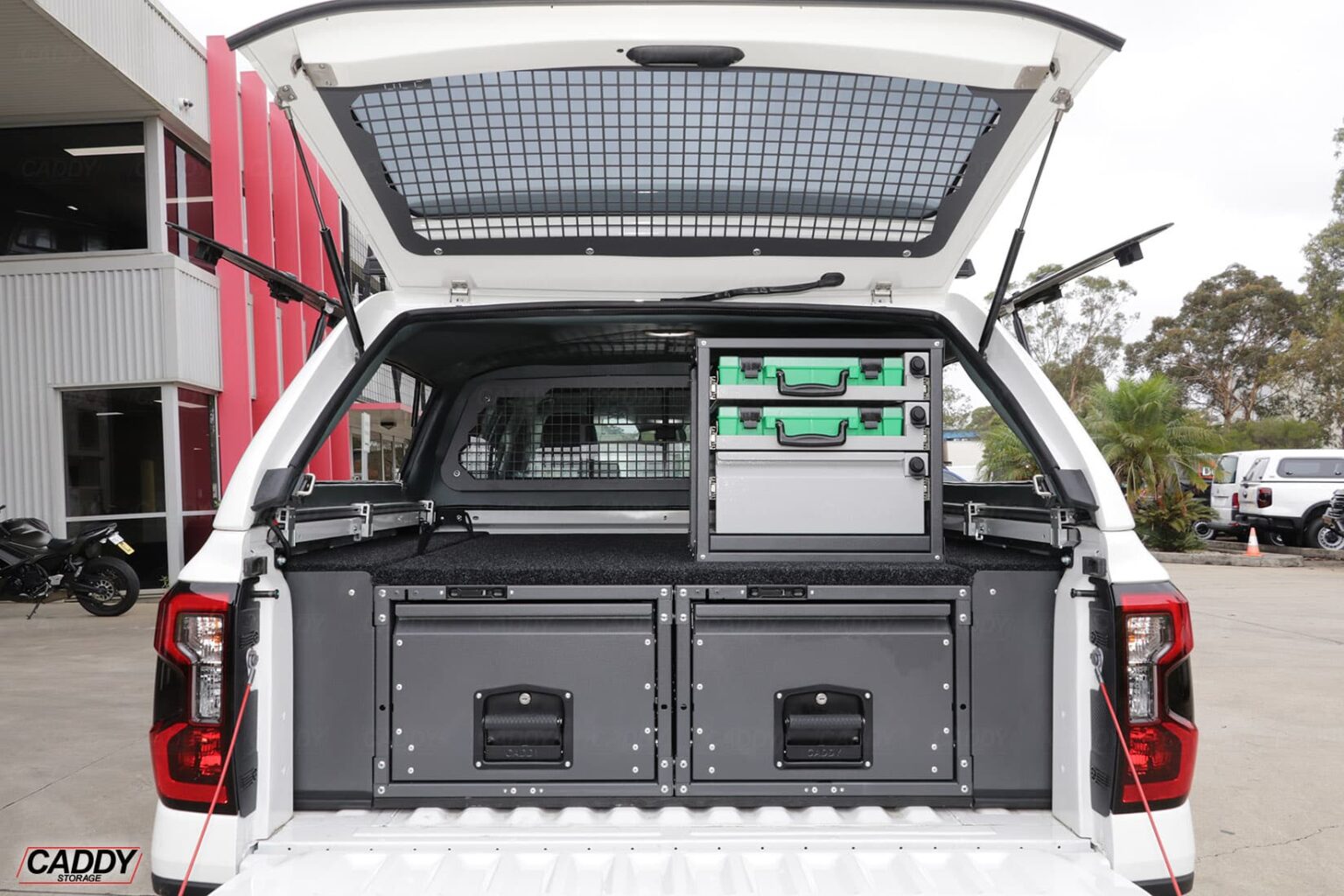 Ford Ranger Canopy Window Guards - Caddy Storage Systems