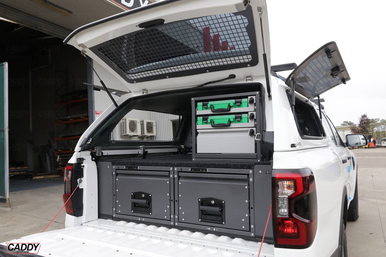 Ford Ranger Canopy Window Guards - Caddy Storage Systems