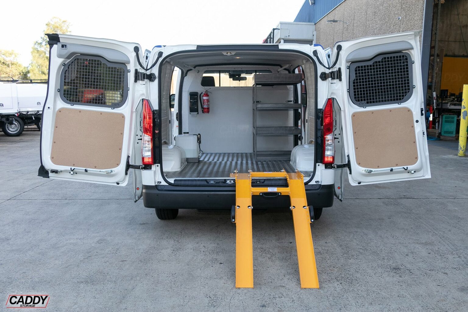 Storage Box With Ramp FOLDING WHEELIE BIN RAMP - Caddy Storage Systems