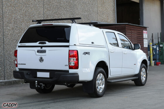 To Suit Holden Colorado Dual Cab (2012-2020) Side Lift Up Solid Doors – CMX Canopy - Image 2