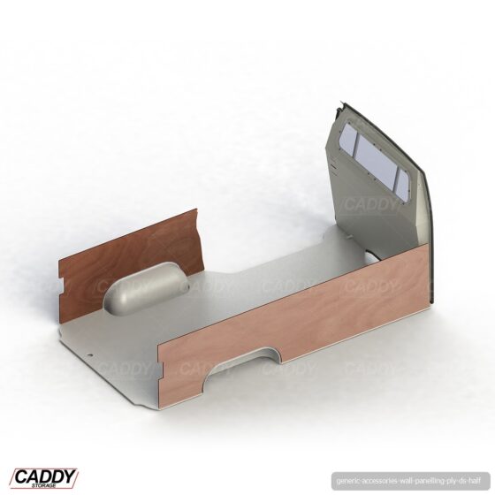 Volkswagen Caddy (02/2005 - 03/2021) 6mm Hard Wood Panelling - Image 4