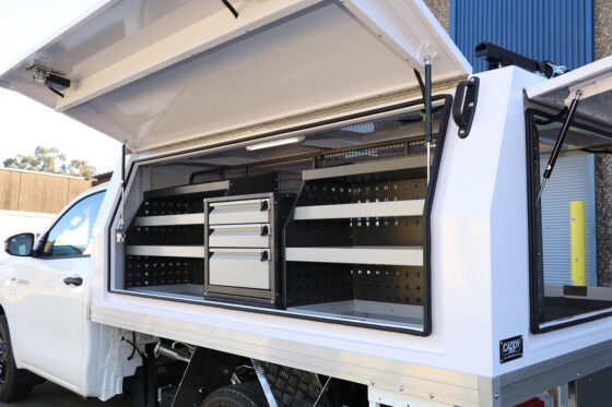 Service Body - Shelving Base Frame - 1260mm - Image 4