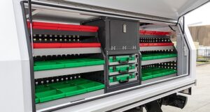 System One Service Body Rack Service Bodies - Caddy Storage Systems