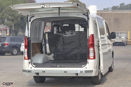 To Suit Toyota Hiace LWB Crew Van (05/19+) Mesh Mid Cargo Barrier - Image 11