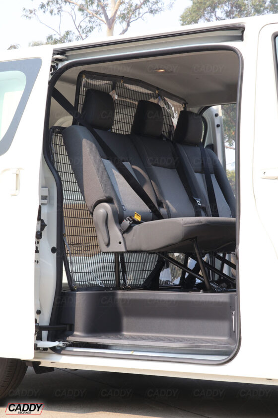 To Suit Toyota Hiace LWB Crew Van (05/19+) Mesh Mid Cargo Barrier - Image 22