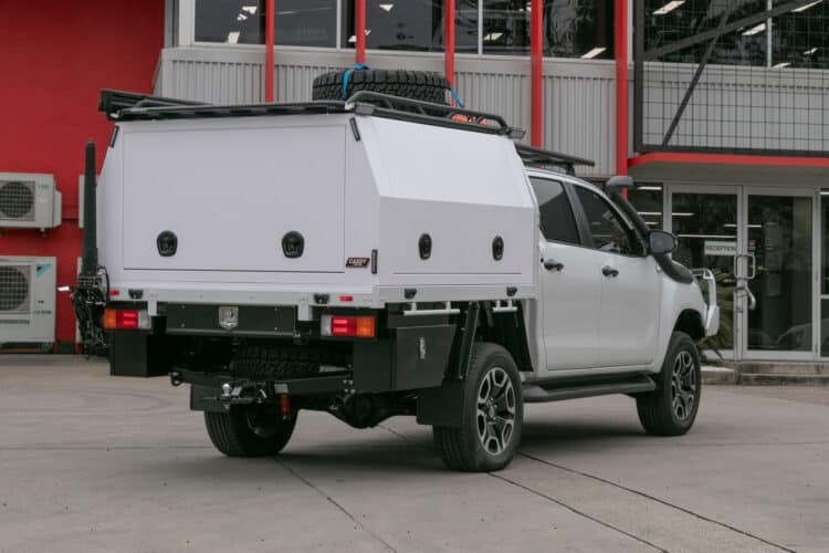 Toyota Hilux Dual cab specialised fit out for bash to bash charity event