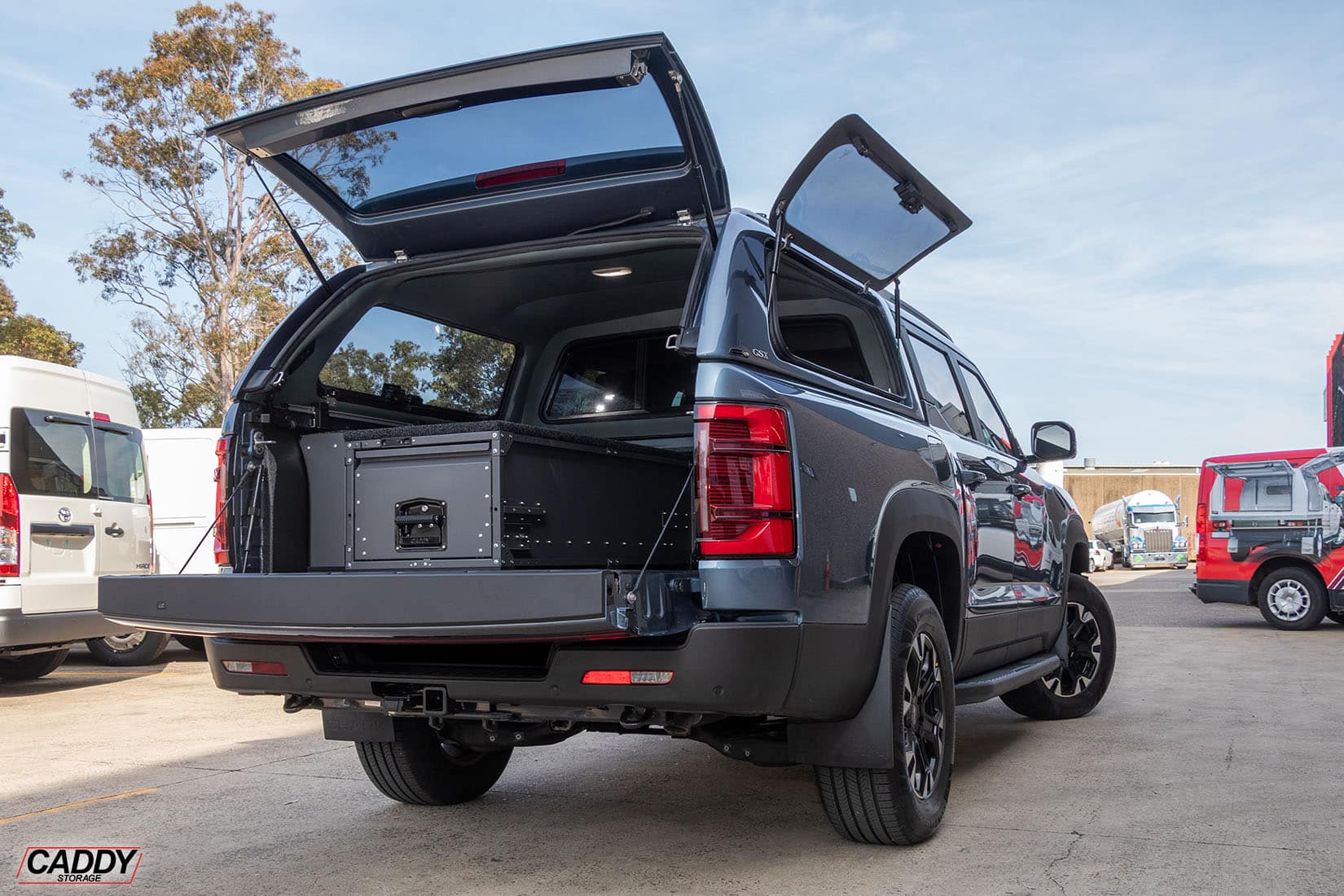 ute canopy caddy storage