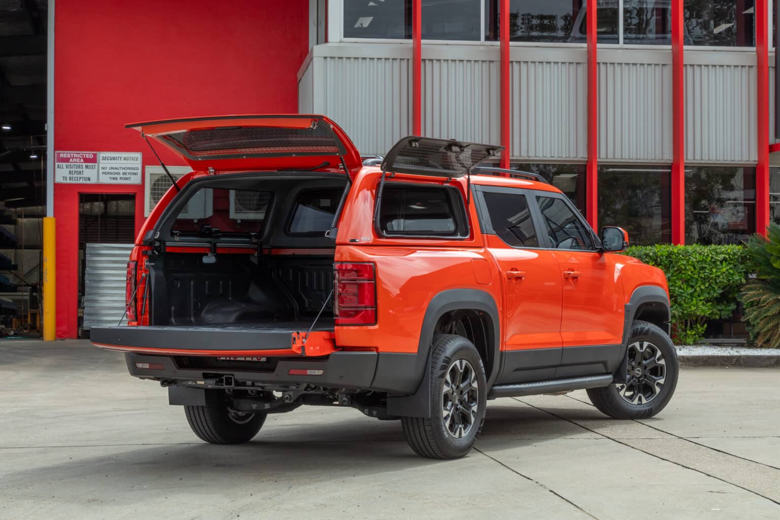 Window Guards to Suit BYD Shark Ute Canopy - Caddy Storage Systems