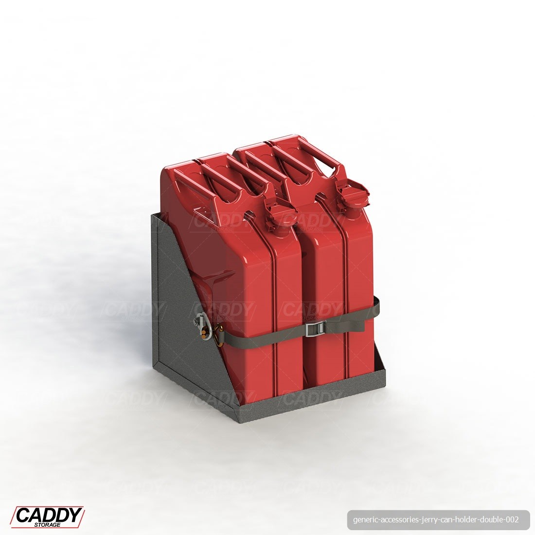 Double Jerry Can Holder J2 - Caddy Storage Systems