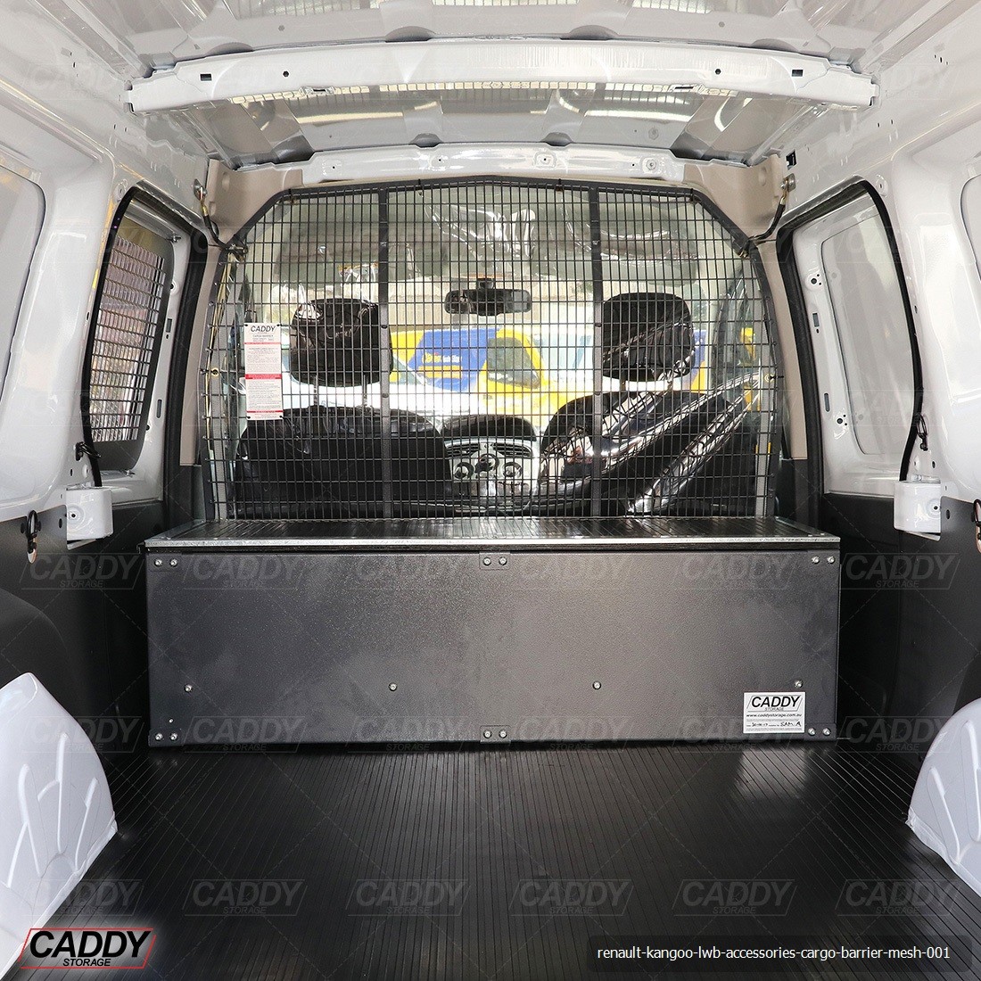 Shuraba Datum Diplomat Renault Kangoo SWB / LWB Front Position Mesh Cargo Barrier - Caddy Storage  Systems
